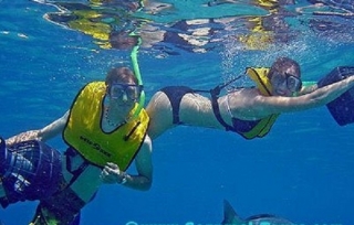 Diversion bajo el agua